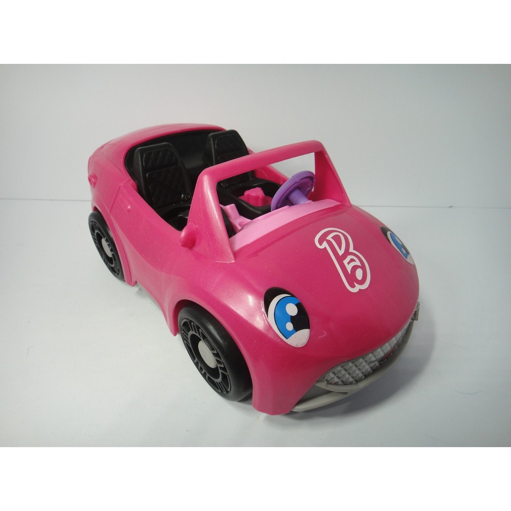 Fisher Price Little People Barbie Convertible Pink Toy Car HCF58 2022